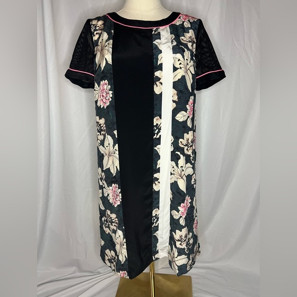 Elizabeth and James 'Montana' Mixed Media Shift Dress | S - Picture 3 of 8